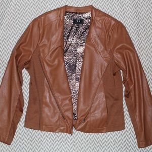 Faux Leather Jacket